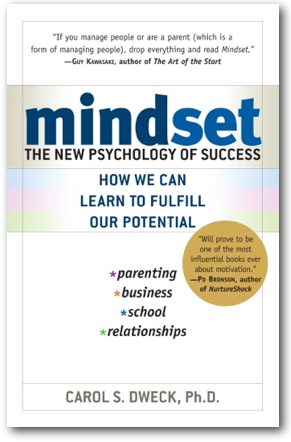 MIndset book cover by Carol Dweck