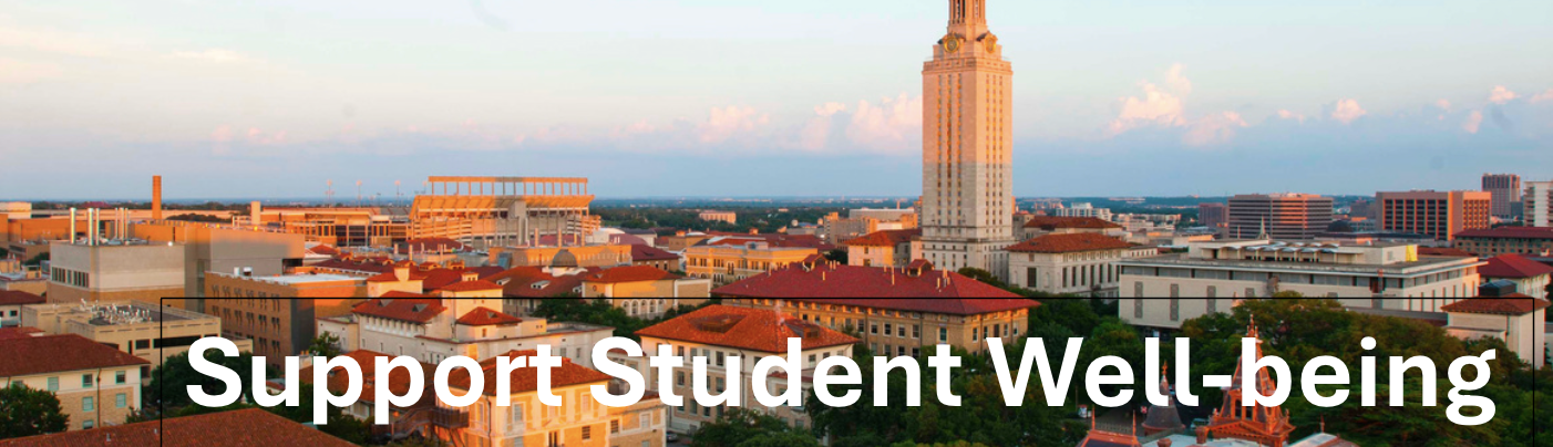 support student well-being