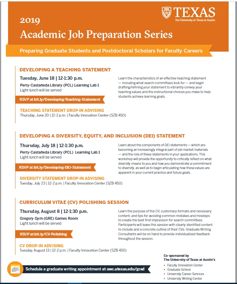 job prep series flier 