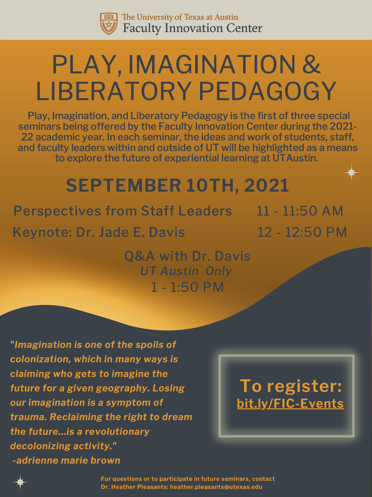 UTELL Sept 10 events flyer