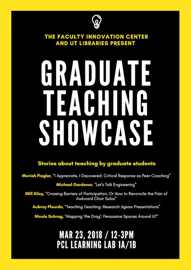 Graduate Student Showcase 2018