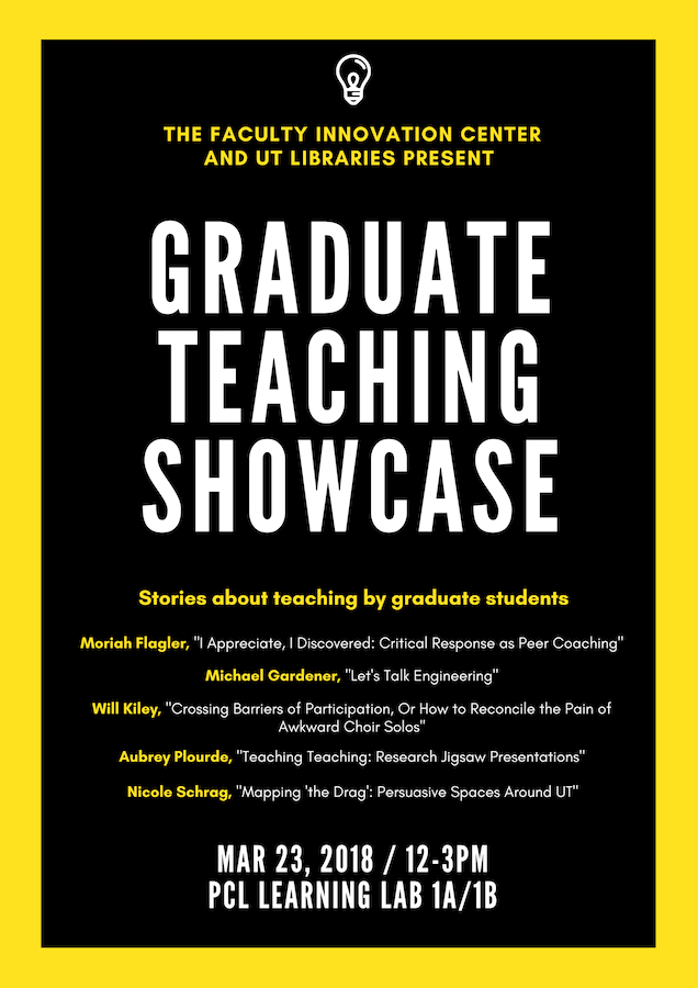 Graduate Student Showcase 2018