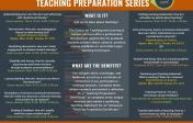 2023 Fall Teaching Preparation Series schedule. Plain text version linked below.