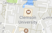 Google Map image of Clemson University
