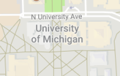 Google Map image of Univeristy of Michigan