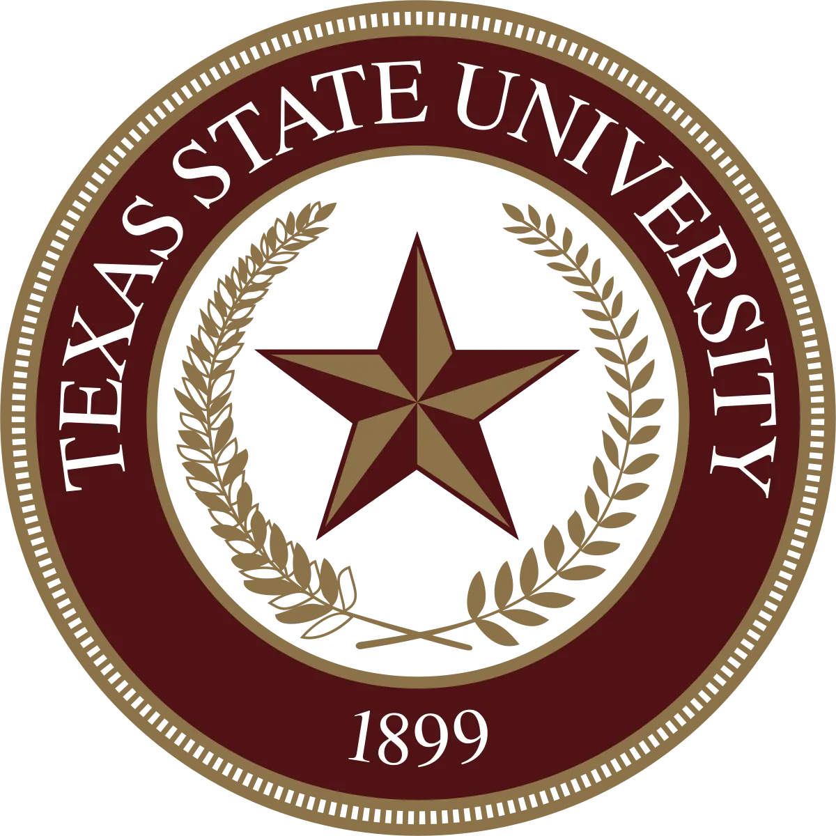 Tx State university seal