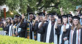 UT Students at Commencement 