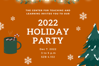 Holiday party by 12/7 3-5pm