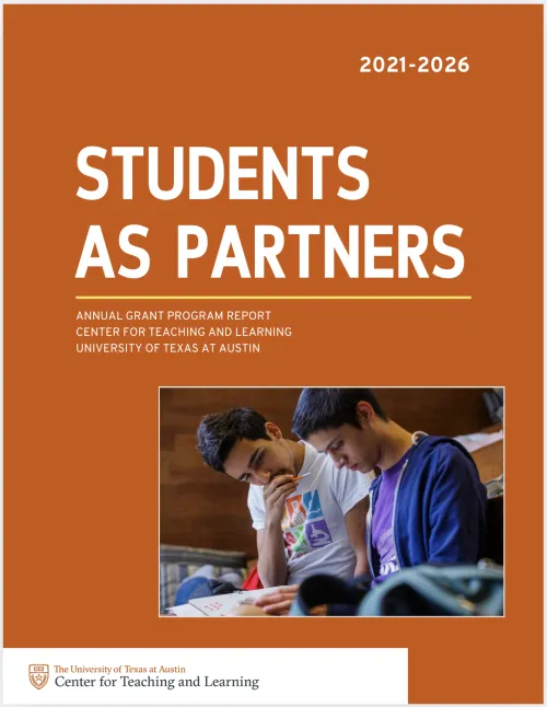 Students as Partners report (.pdf) 
