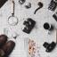 map on table with camera, shoes, magnifying glass, pipe, and other items spreadout over it... gearing up for an adventure