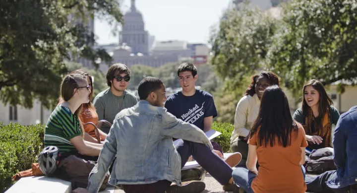 Students on West Mall